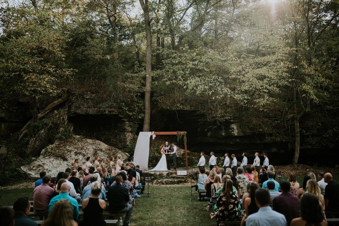 Creek Side Wedding Ceremony